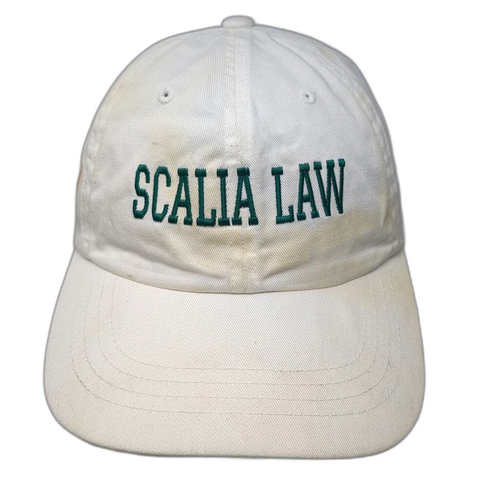 Yupoong Baseball Cap White One Size Scalia Law Mason 50th Anniversary hat
